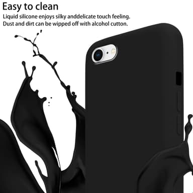 iPhone 7 / 7S / 8 / SE 2020 Skal Fodral Kedja (Svart)