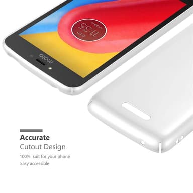 Motorola MOTO C PLUS Skal Fodral Case (Silver)