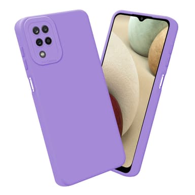 Samsung Galaxy A12 / M12 Skal Fodral Case (Lila)