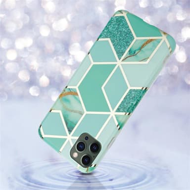iPhone 12 PRO MAX Plånboksfodral Skal (Grön)