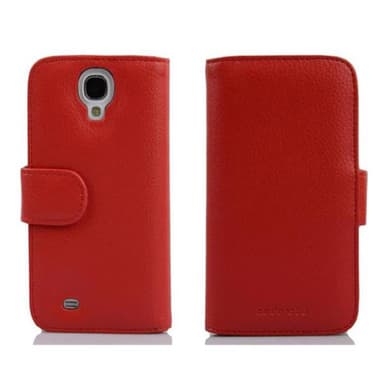 Samsung Galaxy S4 Plånboksfodral Skal (Röd)