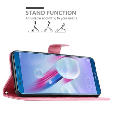 Honor 9 LITE Plånboksfodral Skal (Rosa)