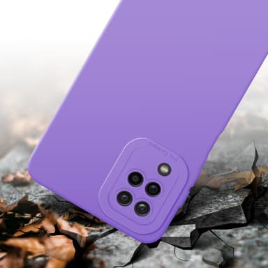 Samsung Galaxy A12 / M12 Skal Fodral Case (Lila)