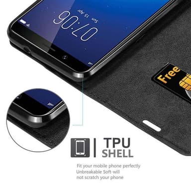 Vivo Y71 Skal Fodral Case (Svart)