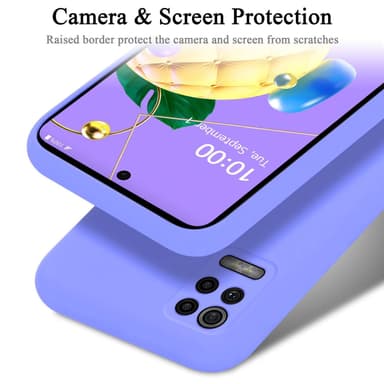 LG K52 / K62 / Q52 Skal Fodral Case (Lila)