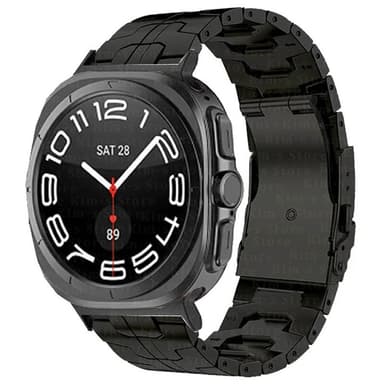 Klockarmband titan No-Gap Samsung Galaxy Watch Ultra (47mm) - Svart
