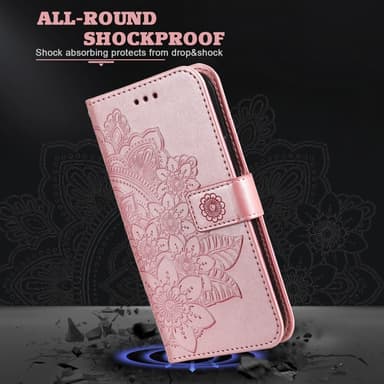 SKALO OnePlus Nord CE4 Lite 5G Mandala Plånboksfodral - Rosa