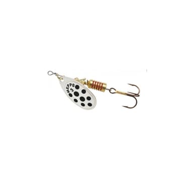 Spinner MEPPS AGLIA DECOREE-3 6,5g silver/svarta prickar
