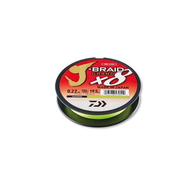 Flätlina Daiwa Grand X8E 0,10mm 135m chartreuse