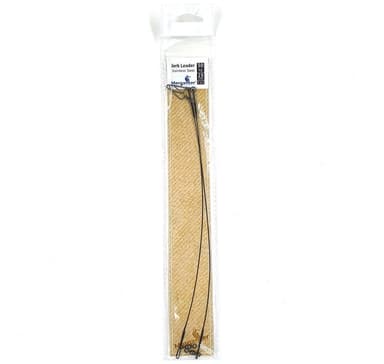 Rostfritt stål Jerk leader, 30 kg 25 cm, 2 st, Merganser