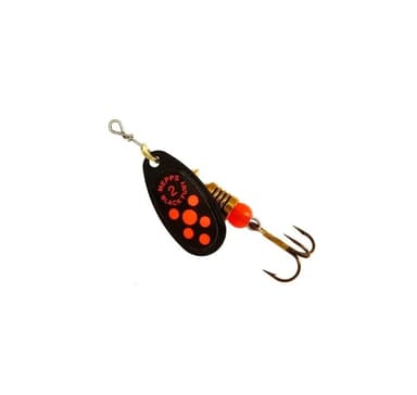 Spinner-2 4,5g svarta/orange prickar