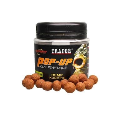 Groundbait TRAPER Flytande Boilies Hampa 12mm 50g
