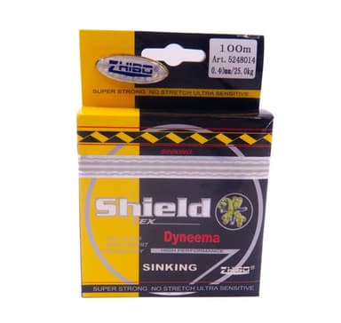 Flätad fiskelina Zhibo Shield sjunkande 0,4mm 100m multicolor