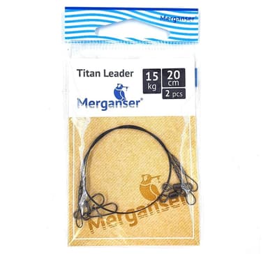 Titanledare, 15 kg, 20 cm, 2 st, Merganser
