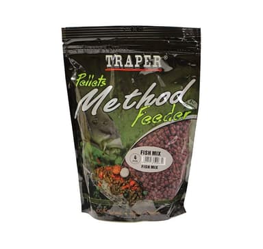 Groundbait TRAPER Method Feeder Pellets Fish Mix 4mm 500g