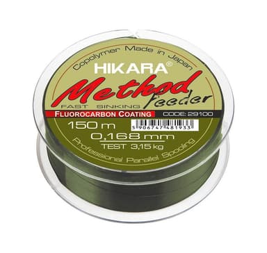 Fisklina Traper Method Feeder svart 150m 0,185mm 4,10kg