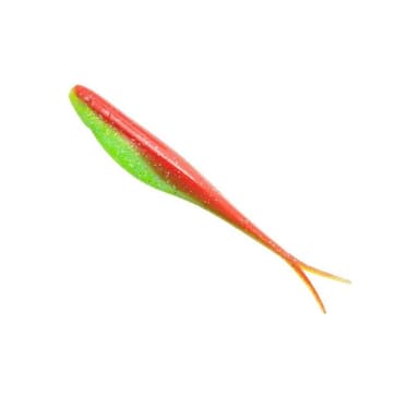 Soft lure Z-Man DOFTED JERK SHADZ 7"" Nuked Chicken Glow 4st