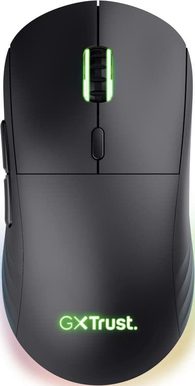 Trust GXT927 REDEX+ trådlös gamingmus (svart)