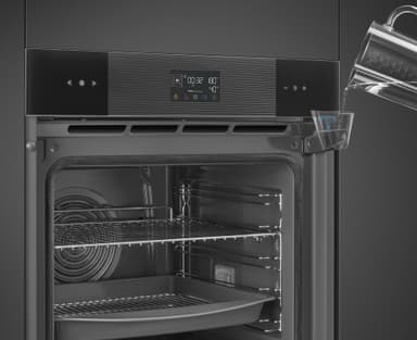 Smeg Serie Linea Inbyggnadsugn SOP6102S2PB3 (svart)