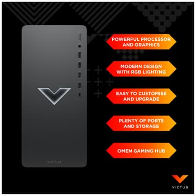 HP Victus 15L R5-5/16/512/4060 stationär dator gaming