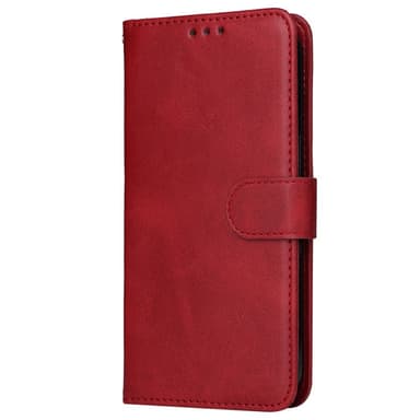 SKALO OnePlus Nord CE4 Lite 5G PU-Läder Plånboksfodral - Röd