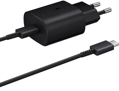 Samsung Super Fast väggladdare 25W med 1m-kabel (svart)
