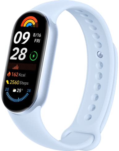 Xiaomi Smart Band 9 aktivitetsarmband (Arctic Blue)