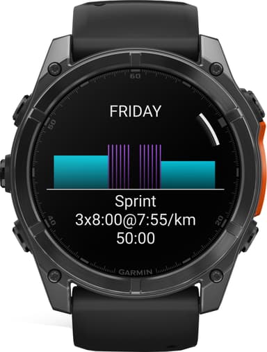 Garmin Fenix 8 smartwatch 51 mm ( stengrå)
