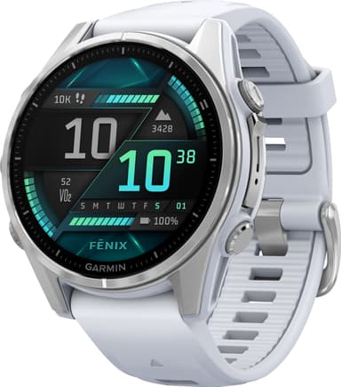 Garmin Fenix 8 smartwatch 43 mm (vit sten)