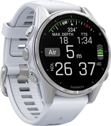 Garmin Fenix 8 smartwatch 43 mm (vit sten)