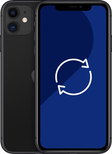 Begagnad iPhone 11 smartphone 128GB (svart)