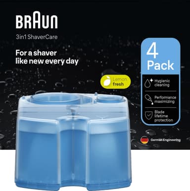 Braun Clean & Charge refillpatroner 176691 (4-pk)