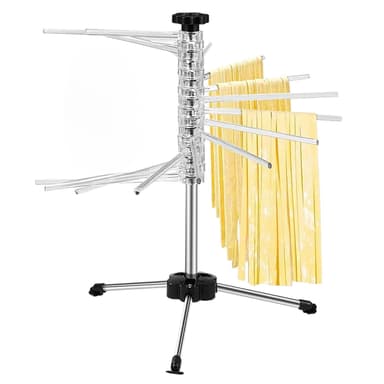 Pastahylla för upphängning och torkning av pasta