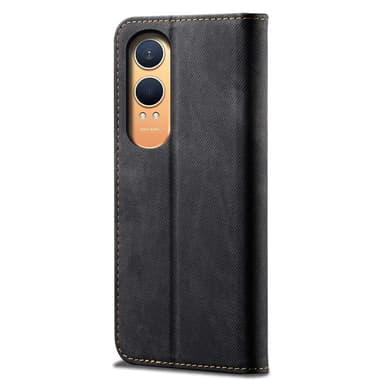 SKALO OnePlus Nord CE4 Lite 5G Jeans Plånboksfodral - Svart