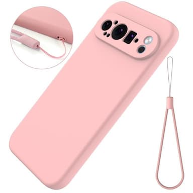 Liquid silikon skal Google Pixel 9 Pro - Pink