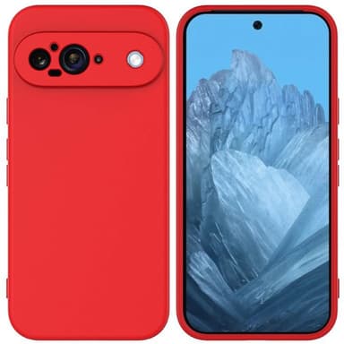 Liquid silikon skal Google Pixel 9 - China Red