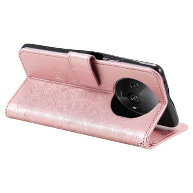 SKALO Xiaomi Redmi A3 Mandala Plånboksfodral - Roséguld