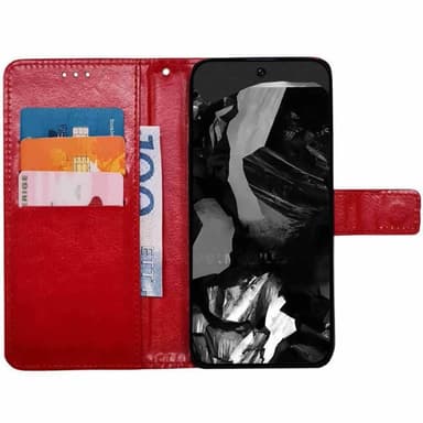 Plånboksfodral 3-kort Google Pixel 9 - Röd
