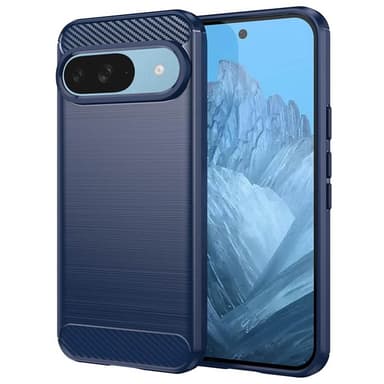Borstat silikon skal Google Pixel 9 - Blå