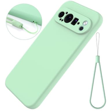Liquid silikon skal Google Pixel 9 Pro - Mint