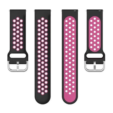 EBN Clasp klockarmband Suunto Race S (45mm) - Svart/mörkrosa