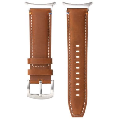 Läder klockarmband Samsung Galaxy Watch Ultra (47mm) - Cognac Ember