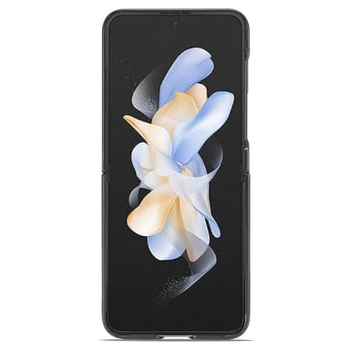 SKALO Samsung Z Flip6 LC.IMEEKE Carbon Fiber PU-Läder Skal - Svart