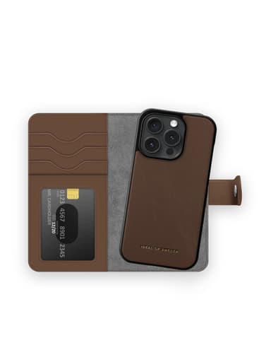 Magnet Wallet+ iPhone 15PR Dark Brown