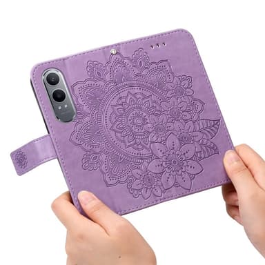 SKALO OnePlus Nord CE4 Lite 5G Mandala Plånboksfodral - Lila