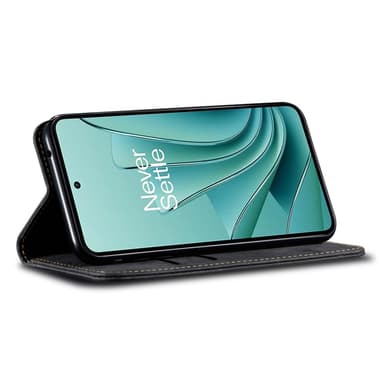 SKALO OnePlus Nord CE4 Lite 5G Jeans Plånboksfodral - Svart