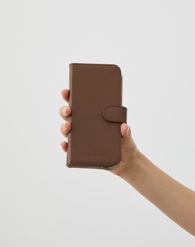 Magnet Wallet+ iPhone 15PL Dark Brown