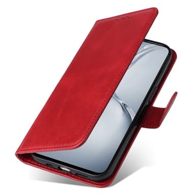 SKALO OnePlus Nord CE4 Lite 5G PU-Läder Plånboksfodral - Röd