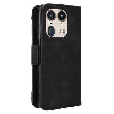 SKALO Motorola Edge 50 Ultra 6-FACK Plånboksfodral - Svart