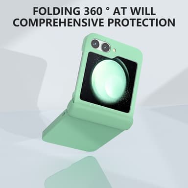 SKALO Samsung Z Flip6 Ultratunn Skin-touch Fold Skal - Turkos